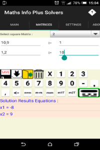 MathsMate screen shots